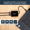 StarTech USB-C to Dual Gigabit Ethernet Adapter with USB (Type-A) Port