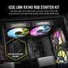 Corsair iCUE LINK RX140 RGB Case Fan | 140mm 1700 RPM 94.7 CFM PWM RGB Magnetic levitation bearing Black