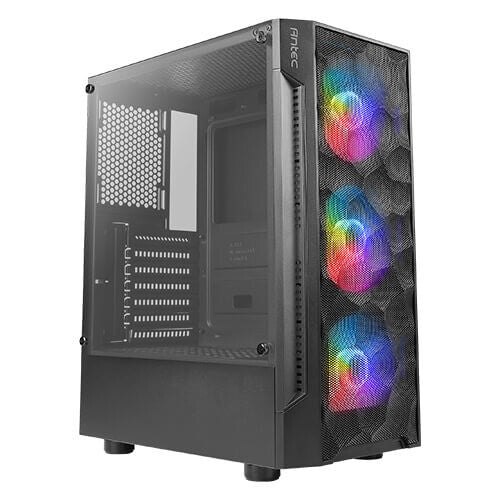 Antec NX260 ARGB Midi Tower PC Case Black | Liquid Cooling Support