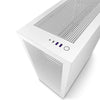 NZXT H7 Flow Midi Tower PC Case White | Liquid Cooling Support