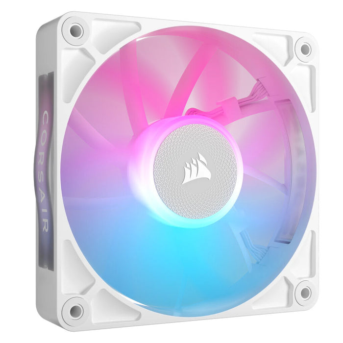 Corsair iCUE LINK RX120 RGB Case Fan | 120mm 2100 RPM 73.5 CFM PWM RGB Magnetic levitation bearing White