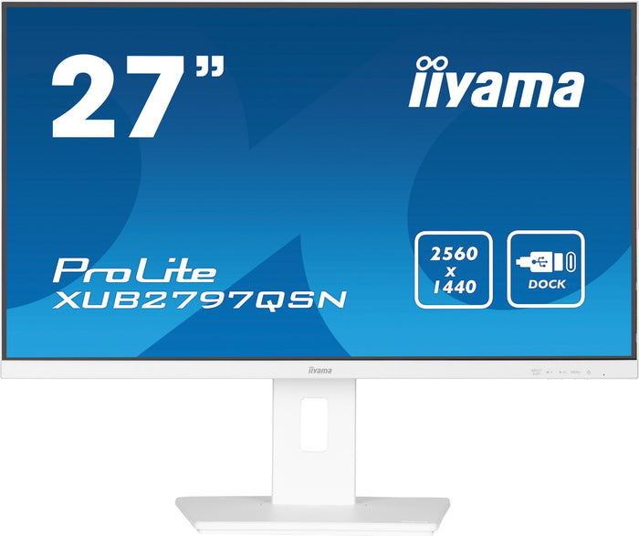iiyama G-MASTER XUB2797QSN-W2 27" 4K Ultra HD Monitor | 2560 x 1440 100Hz 1ms HDMI DP