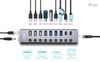 i-tec USB-A/USB-C Charging HUB 9port with LAN + Power Adapter 60 W