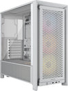 Corsair FRAME 4000D RS ARGB Midi Tower PC Case White | Liquid Cooling Support