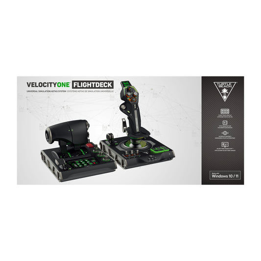 Turtle Beach VelocityOne Black USB Flightstick Analogue / Digital PC