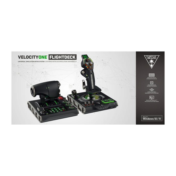 Turtle Beach VelocityOne Black USB Flightstick Analogue / Digital PC