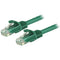 StarTech 7.5m CAT6 Ethernet Cable - Green CAT 6 Gigabit Ethernet Wire -650MHz 100W PoE RJ45 UTP Network/Patch Cord Snagless w/Strain Relief Fluke Tested/Wiring is UL Certified/TIA