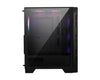 MSI MAG FORGE 120A AIRFLOW Midi Tower PC Case Black, Transparent | Liquid Cooling Support