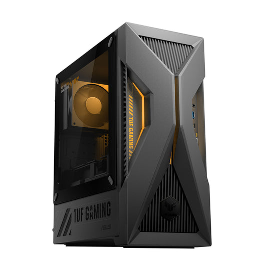 ASUS TUF Gaming T500 T500MV-13420H317W Intel® Core™ i5 i5-13420H 16 GB DDR5-SDRAM 1 TB SSD NVIDIA GeForce RTX 5060 Windows 11 Home Mini Tower PC Black, Grey