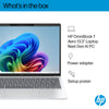HP OmniBook 7 Aero 13-bg1002na Copilot+ PC AMD Ryzen™ AI 7 350 Laptop 33.8 cm (13.3") 2K 16 GB LPDDR5x-SDRAM 1 TB SSD Wi-Fi 6 (802.11ax) Windows 11 Home Silver