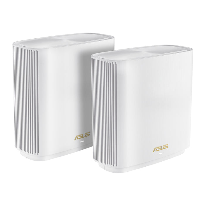 ASUS ZenWiFi AX (XT9) AX7800 Tri-band Wi-Fi 6 Mesh System | 2-Pack White