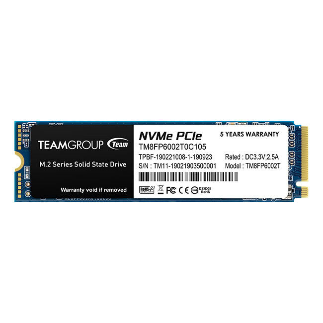 Team Group MP33 2 TB PC/Laptop Internal SSD | 3D NAND NVMe PCI Express 3.0 M.2