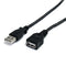 StarTech 6 ft Black USB 2.0 Extension Cable A to A - M/F