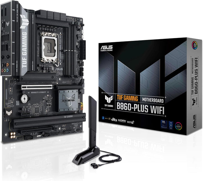 ASUS TUF GAMING B860-PLUS WIFI ATX Motherboard | LGA1851 | 4x DDR5 Slots | Wi-Fi 7