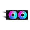 Gigabyte AORUS WATERFORCE II 240 AIO Liquid Cooler | 240mm 64.25 CFM RGB Intel & AMD Compatible Black
