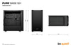 be quiet! PURE BASE 501 Black Midi Tower PC Case Black | Liquid Cooling Support