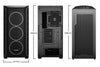 be quiet! Shadow Base 800 FX Black ARGB Midi Tower PC Case Black | Liquid Cooling Support