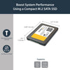 StarTech.com M.2 SSD to 2.5in SATA III Adapter - M.2 Solid State Drive Converter with Protective Housing