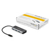 StarTech.com 3 Port 10Gbps USB C Hub with SD Card Reader - 3x USB-A & 1x SD Slot - Portable USB 3.1/3.2 Gen 2 Type C Adapter Hub - Laptop Hub - USB Bus Powered - Thunderbolt 3 Compatible~3 Port 10Gbps USB C Hub with SD Card Reader - 3x USB-A & 1x SD Slot
