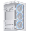 ASUS A31 Plus TG ARGB WHITE Midi Tower PC Case White | Liquid Cooling Support