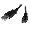 StarTech 1m Micro USB Cable - A to Up Angle Micro B