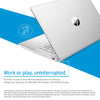 HP 17-cp2008na AMD Ryzen™ 5 7520U Laptop 43.9 cm (17.3") Full HD 8 GB LPDDR5-SDRAM 512 GB SSD Wi-Fi 6 (802.11ax) Windows 11 Home Silver
