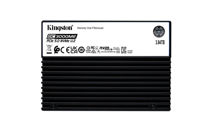 Kingston DC3000ME 3.84 TB Server Internal SSD | 3D eTLC NVMe PCI Express 5.0 U.2