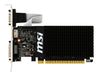 MSI GeForce GT 710 2 GB GDDR3 Graphics Card | PCIe 2.0 x16 | 1 x HDMI | Passive Cooling