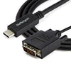 StarTech 3.3 ft. (1 m) USB-C to DVI Cable - 1920 x 1200 - Black