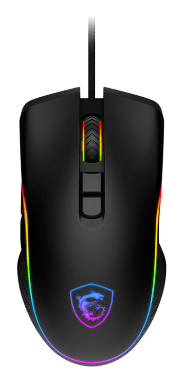 MSI FORGE GM300 mouse Gaming Ambidextrous USB Type-A Optical 7200 DPI