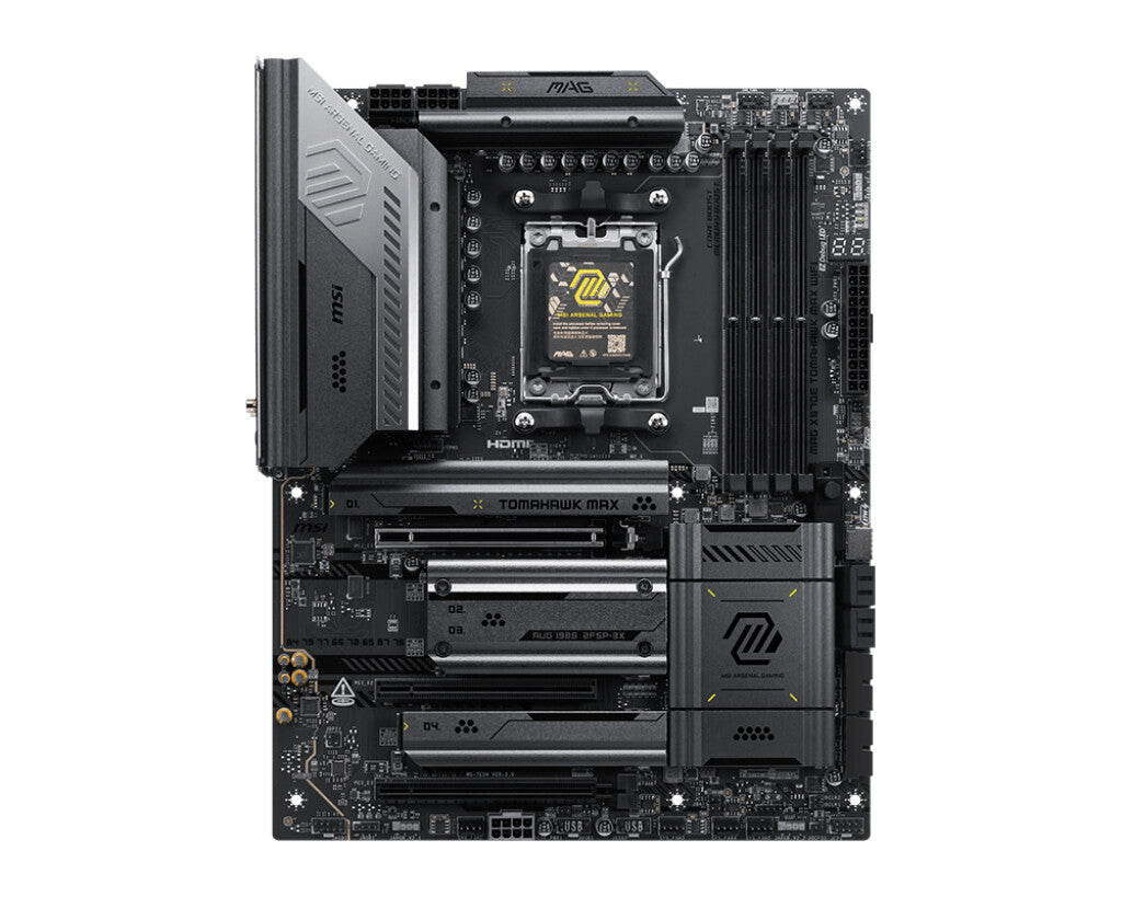 MSI MAG X870E TOMAHAWK MAX WIFI ATX Motherboard | AM5 | 4x DDR5 Slots ...