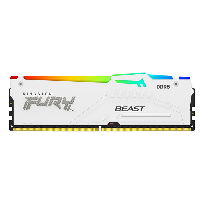 Kingston FURY Beast 64 GB (2x32 GB) DDR5 6000 MHz Memory Kit | CL36, Heatsink, ARGB