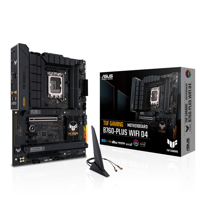 ASUS TUF GAMING B760-PLUS WIFI D4 ATX Motherboard | LGA1700 | 4x DDR4 Slots | Wi-Fi 6