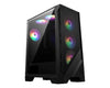 MSI MAG FORGE 120A AIRFLOW Midi Tower PC Case Black, Transparent | Liquid Cooling Support