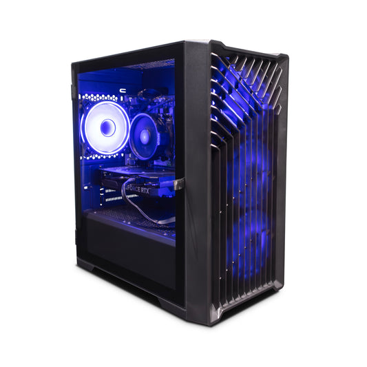 GTR Barricade Gaming PC | AMD Ryzen 5 5500 | NVIDIA RTX 4070 12GB GDDR6 | 16GB DDR4 3600MHz RAM | 1TB NVMe SSD | 650W PSU | Windows 11 Home | WiFi | ARGB Case | Prebuilt Gaming Desktop PC - Fast Gaming & Streaming