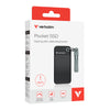 Verbatim Pocket SSD 1 TB Portable SSD | USB 3.2 Gen 2 Black, Grey