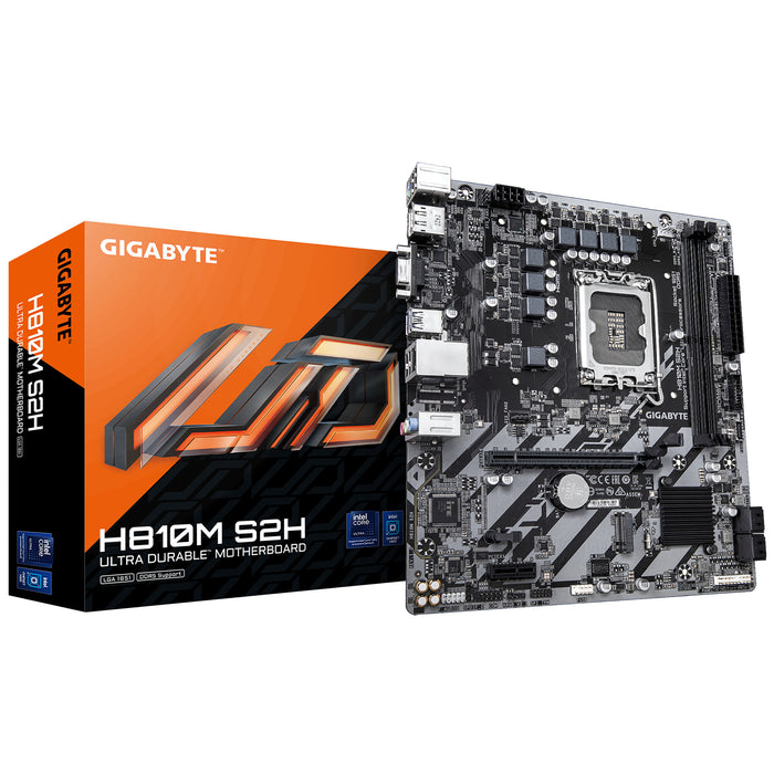 Gigabyte H810M S2H mATX Motherboard | LGA1851 | 2x DDR5 Slots