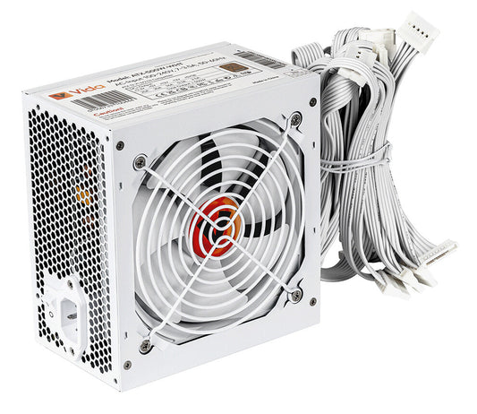 Vida ATX-500W-WHT 500W ATX Power Supply Unit | 80 PLUS Bronze