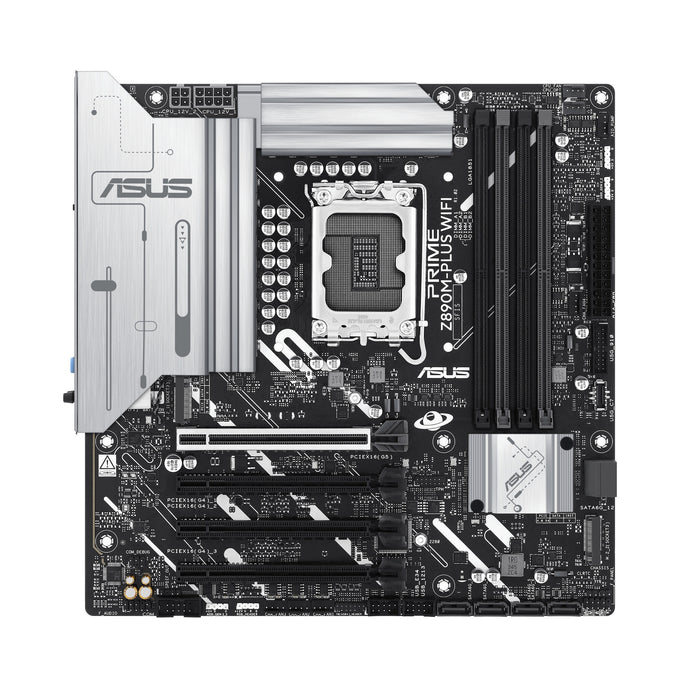 ASUS PRIME Z890M-PLUS WIFI mATX Motherboard | LGA1851 | 4x DDR5 Slots | Wi-Fi 7