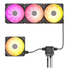 Corsair iCUE LINK LX120 3 Pack Case Fan | 3-Pack 120mm 2400 RPM 69.9 CFM RGB Magnetic levitation bearing Black
