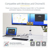 StarTech.com USB4 Docking Station, USB-C 40Gbps, Dual Video HDMI, Up to 2x 4K 60Hz 4:4:4 (RGB) or 2x 4K 120Hz 4:2:2, Multi-Monitor Dock, 6x USB, 2.5GbE, 100W PD