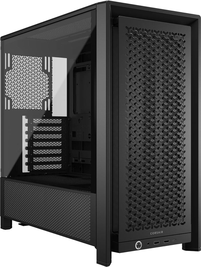 Corsair FRAME 4000D Midi Tower PC Case Black | Liquid Cooling Support