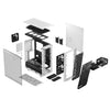 Fractal Design Meshify 2 Compact Tower PC Case White | Liquid Cooling Support