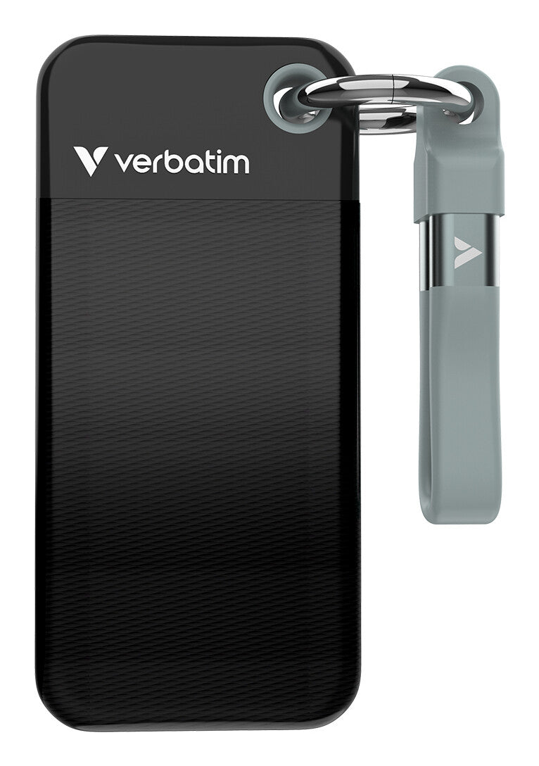 Verbatim Pocket SSD 1 TB Portable SSD | USB 3.2 Gen 2 Black, Grey