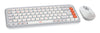 Logitech POP Icon Combo Keyboard | Wireless, QWERTY, Orange, Mouse Included