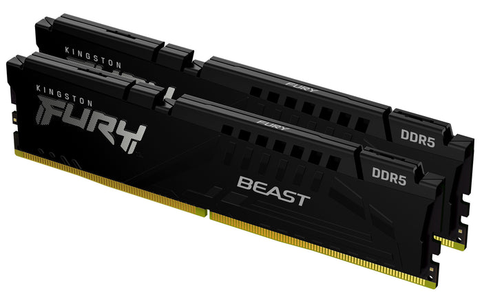 Kingston FURY Beast 64 GB (2x32 GB) DDR5 3000 MHz Memory Kit | CL30, Heatsink