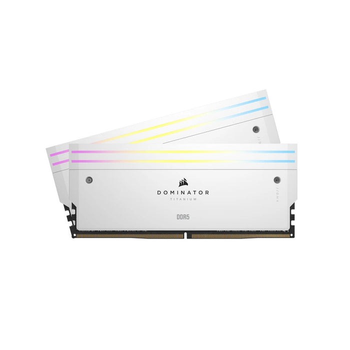 Corsair Dominator Titanium 96 GB (2x48 GB) DDR5 6600 MHz Memory Kit | CL40, XMP, Heatsink, ARGB