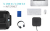 i-tec Thunderbolt 3 Travel Dock Dual 4K Display with Power Delivery 60W + Universal Charger 77 W