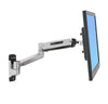 Ergotron LX Sit-Stand Wall Mount LCD Arm 106.7 cm (42") Stainless steel