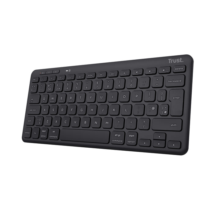 Trust Lyra Keyboard | Wired & Wireless, QWERTY, Black